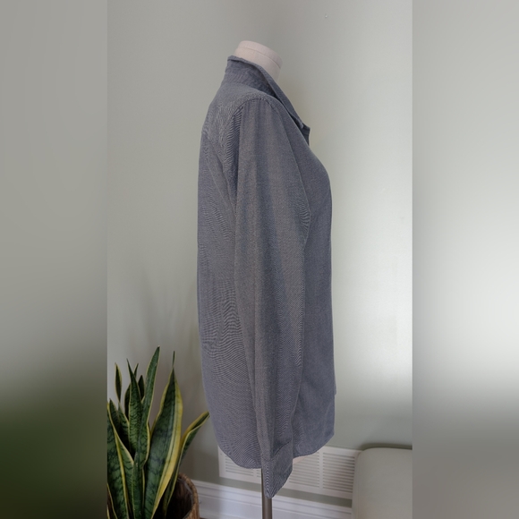 Patagonia Women's Top Tunic Grey Organic Cotton Blend Long Sleeve Size M - Picture 3 of 16